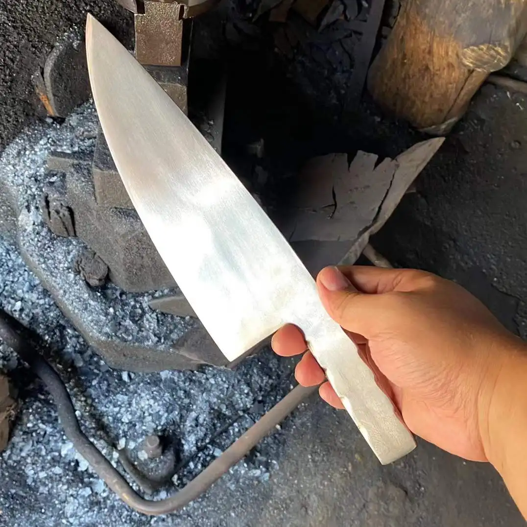 

8.3 Inch Chef Knife Powder Alloy Steel Blade Gyutou Cleaver Meat Slicing Vegetables All-in-one Handmade Forged Kitchen Knife