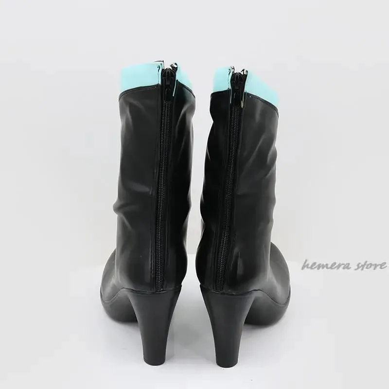 2025 anime oshi no ko mem cho botas cosplay sapatos pretos roupas femininas partyeu35 toeu43 presente de festa dia das bruxas chri