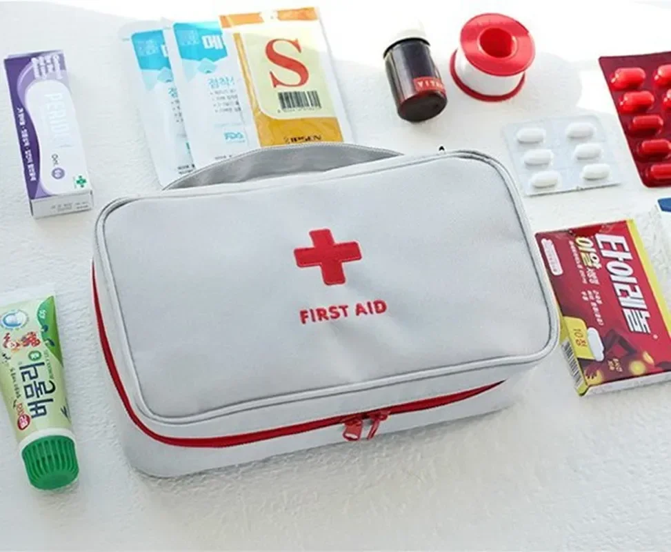 2024 Portable Medical Emergency Kit Medicine Sorting and Epidemic Prevention Classification and Storage Bag Large Size Handbag