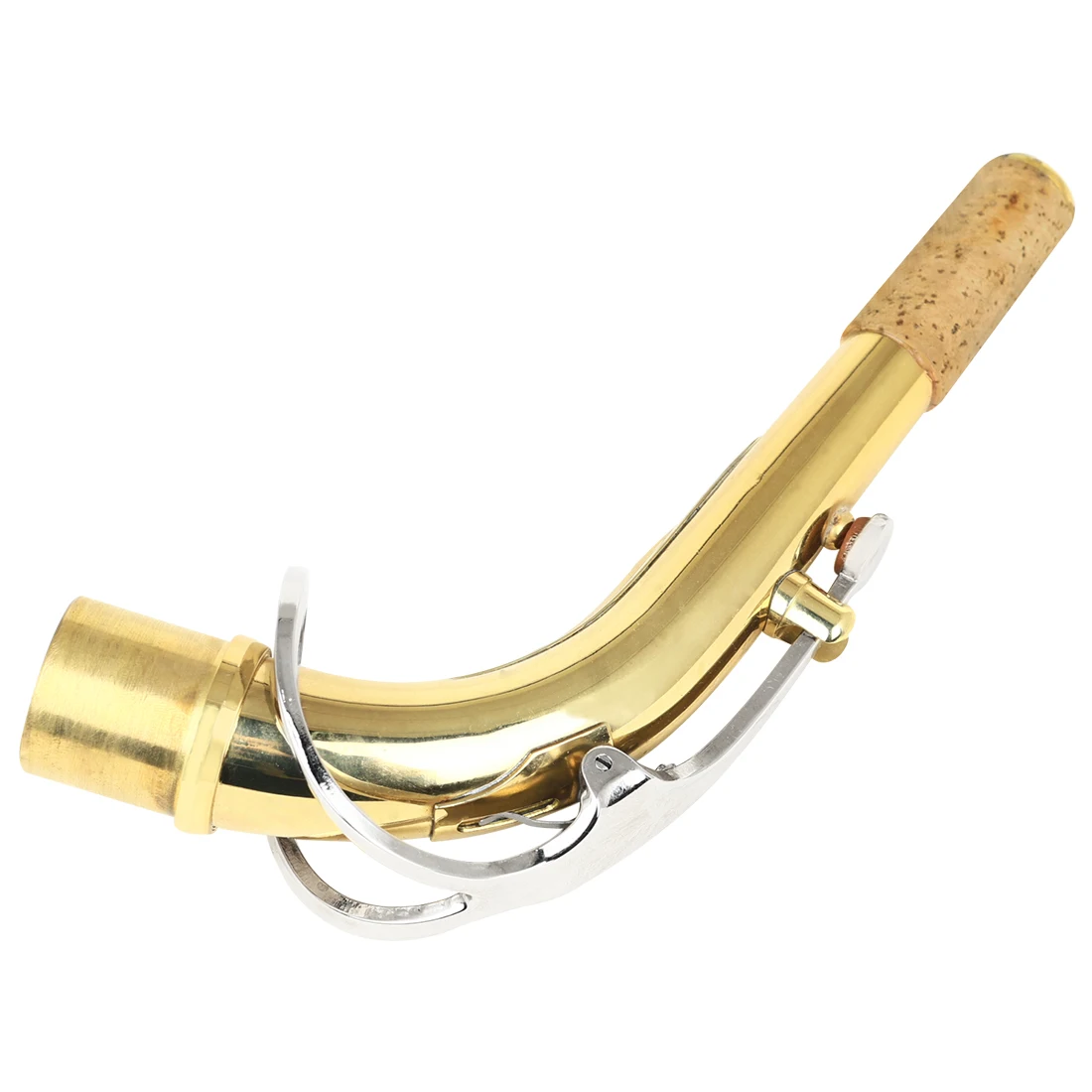 SLADE ألتو ساكسفون الرقبة الذهبي/الشظية النحاس بيند الرقبة لألتو ساكس آلات النفخ الخشبية لملحقات ألتو ساكسفون