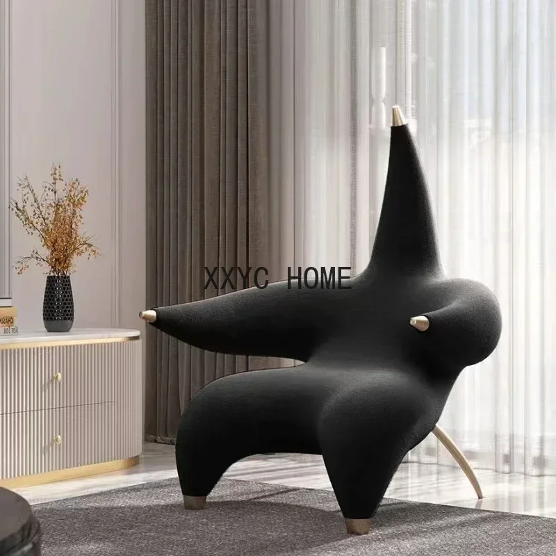 

Starfish Leisure Chair Single Sofa Italian Light Luxury Couch