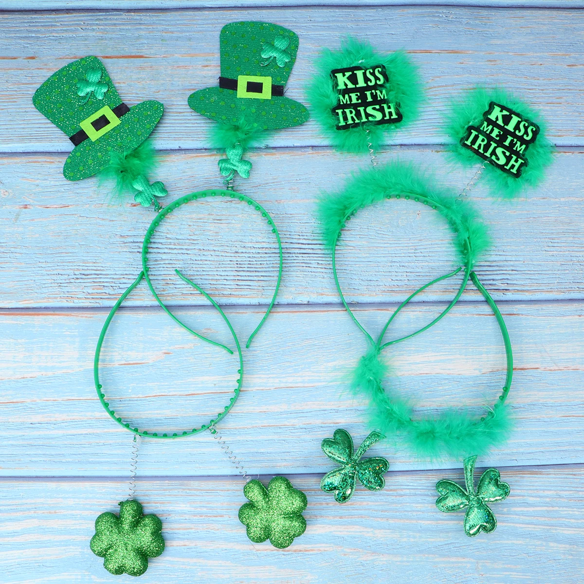 

4 Pcs Headb s Durable St Patrick's Day Hair Hoops Accessories Party Supplies Decorative Stylish Holiday