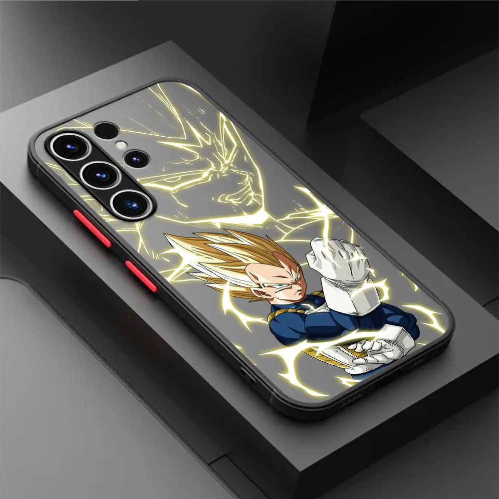 Cartoon Goku D-Dragon Balls Phone Case for Samsung Galaxy S20 FE S10 Lite S23 Ultra S9 S24 Ultra S22 Plus S21 Soft TPU Cover