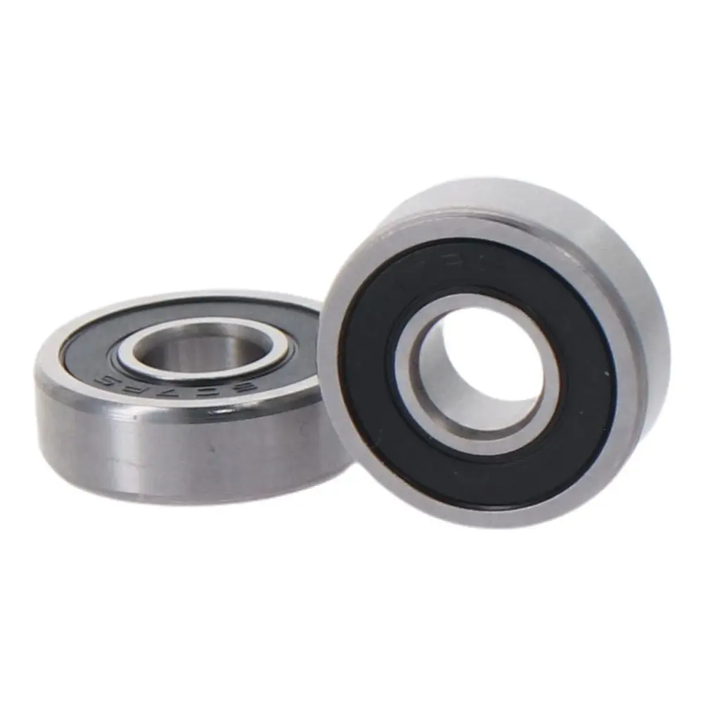 10pcs 607-2RS Deep Groove Ball Bearing Carbon Steel 7mm x 19mm x 6mm Double Sealed Bearings Pre-lubricated Single-row