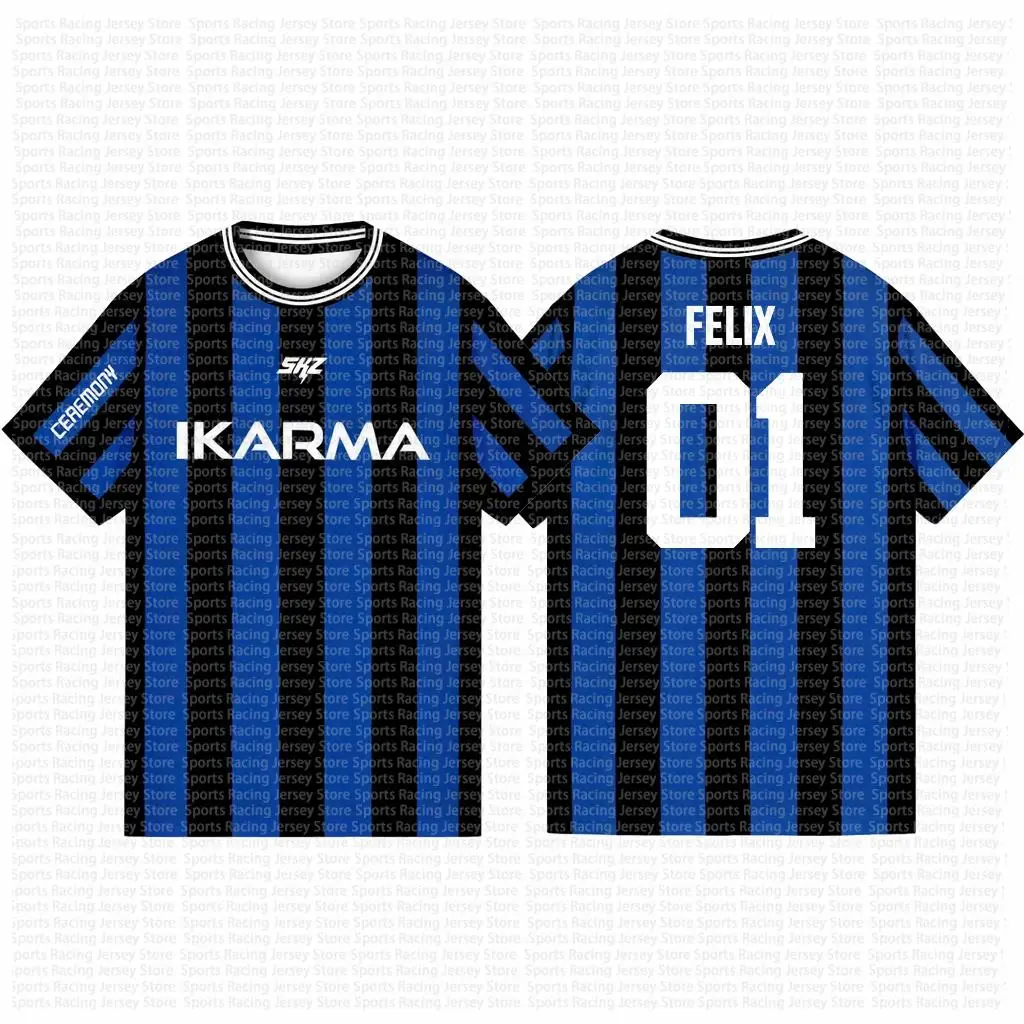 Felix Bangchan Hyunjin 2026 Kpop Stay Karma Album Fans Support Shirts  Streetwear Loose Clothes Tshirt Short Sleeve Tops T-shirt