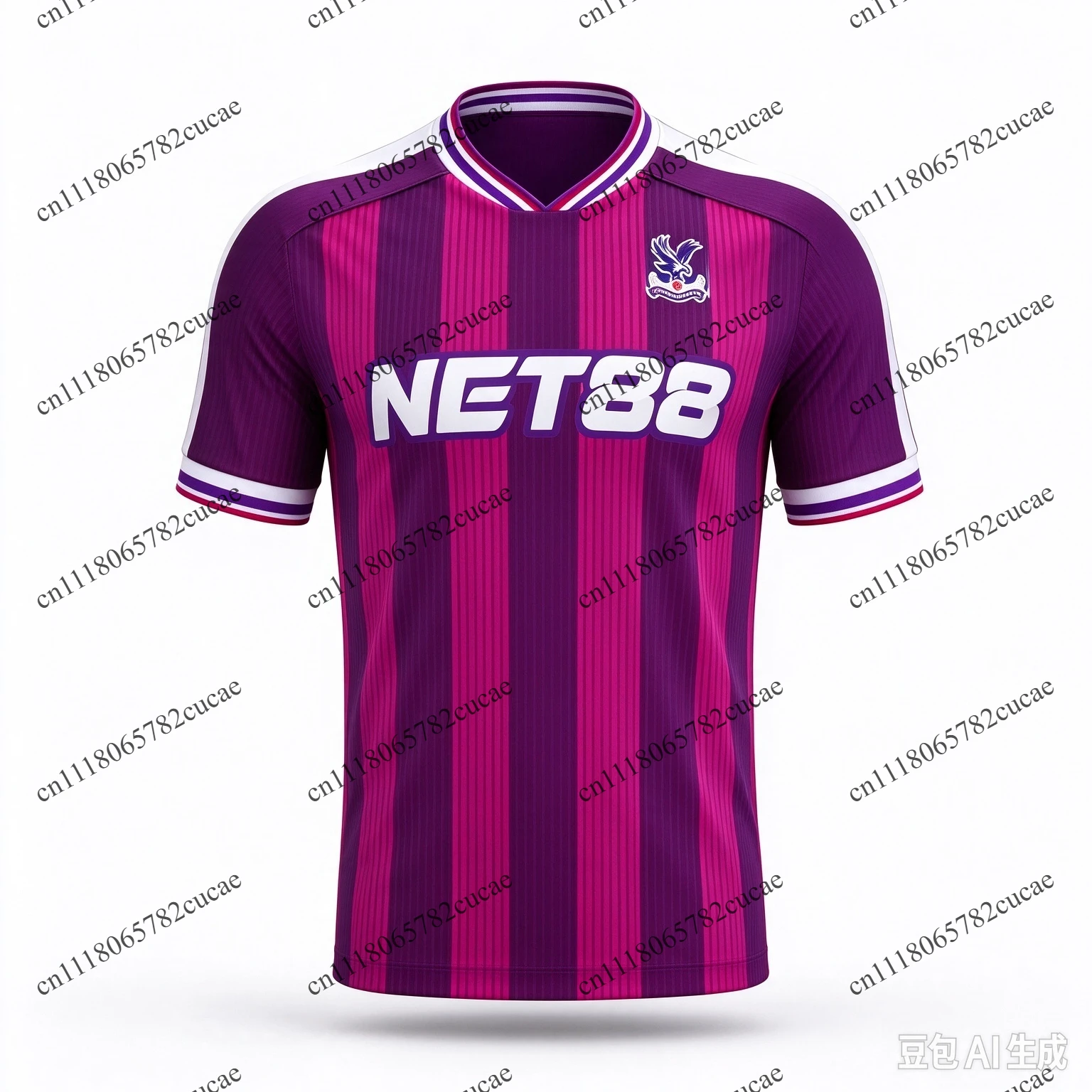 Crystal Palace FC 2025/26 Adults' Home Match Jersey Football Training Uniforms, Quick Drying, Breathable Family Child Clothing