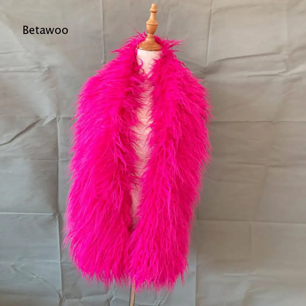 Fluffy Shaggy Faux Fur Shawl Wrap Scarf Vibrant Tone Accessory For Dress Matching Club Outfits Costume Styling And Photo Shoots