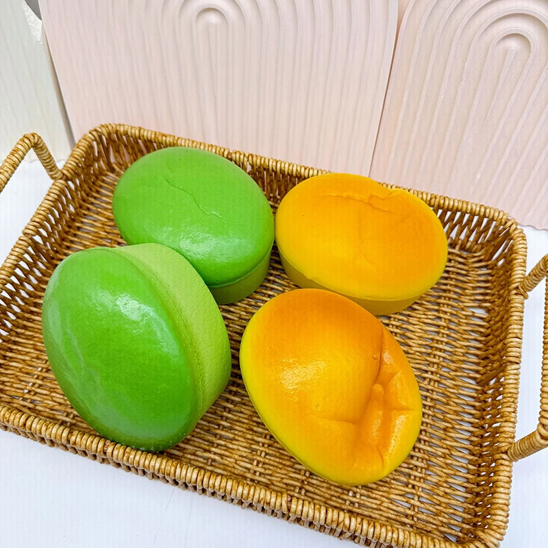 لعبة كعكة الجبن اسفنجي بطيئة الارتفاع طويلة الجبن الخبز انتعاش بطيء ضغط لعبة الإجهاد الإصدار اليد الاسترخاء اسفنجي الضغط