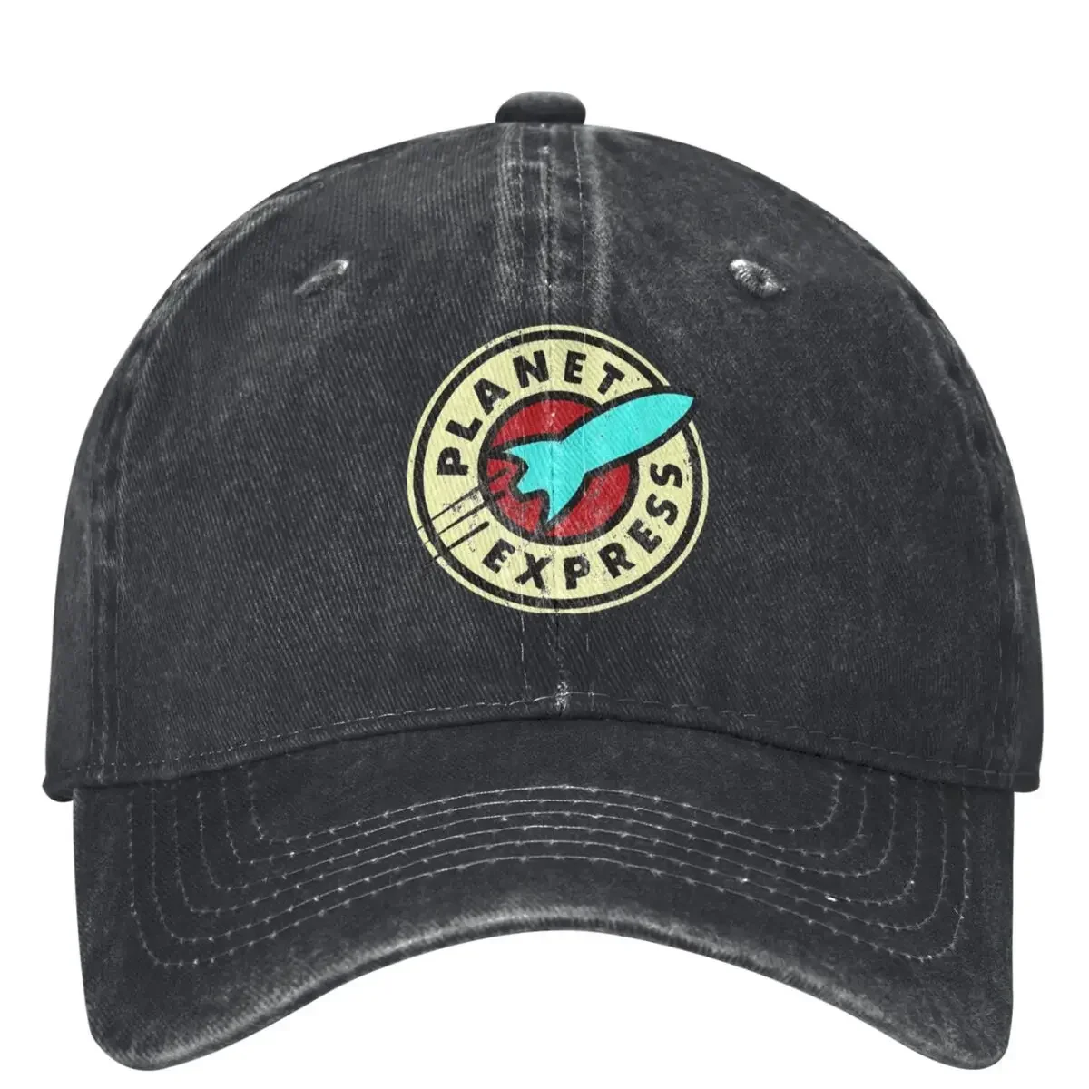 Planet Express Denim Baseball Cap Logo Druck Jagd Camping Trucker Hut Sommer Männer Erwachsene y2k Retro Sonnenblenden Baseball Caps