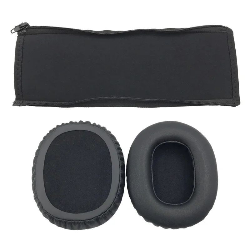 

Replacement High quality protein skin Ear Pads Covers Compatible with Denon AH-MM400 Headphones Earpads Headband Covers Cushion