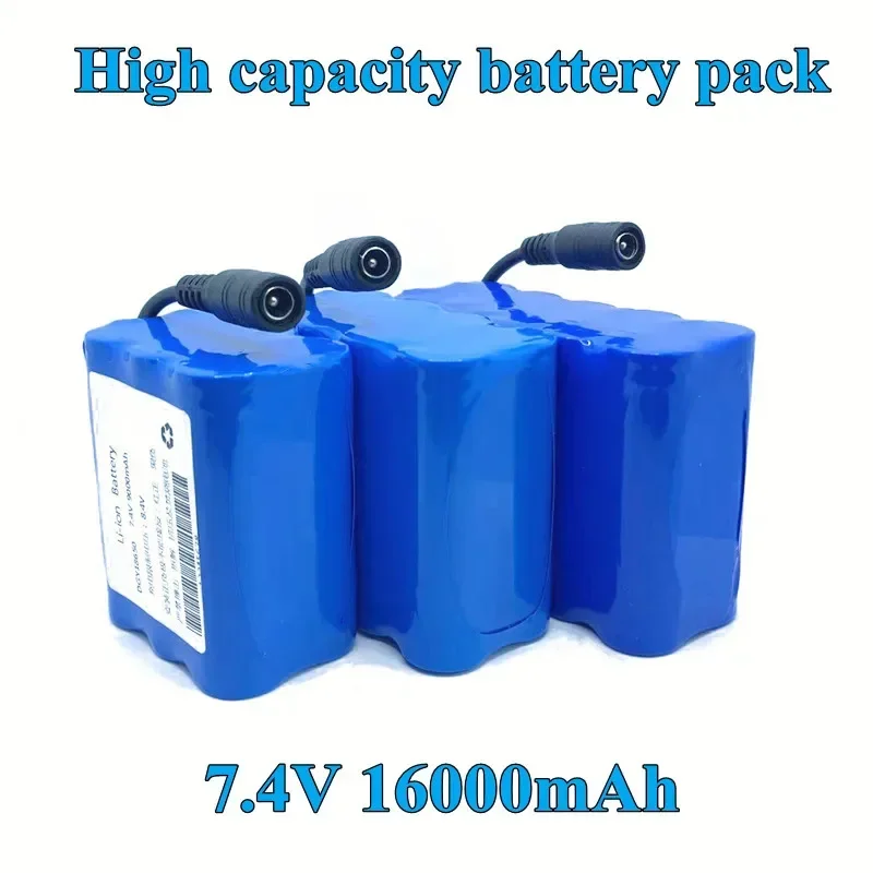 Batterie Lipo pour détecteur de poisson à distance, accessoires de bateau d'appât de pêche, jouet RC, 2011 V, 7.4 mAh, T188, T888, 6800-5