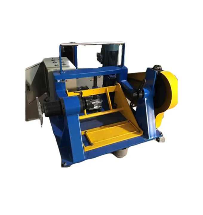 qipang winding pronunciation wire coiler machine Without  Shaft Type takeup  wind down after work