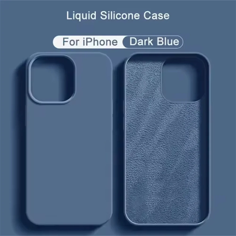 Einfache einfarbige Handyhülle für iPhone 16 Pro Max 15 14 11 12 13 Pro Max 12 16 Pro Luxus stoßfeste Abdeckung – Detail 14