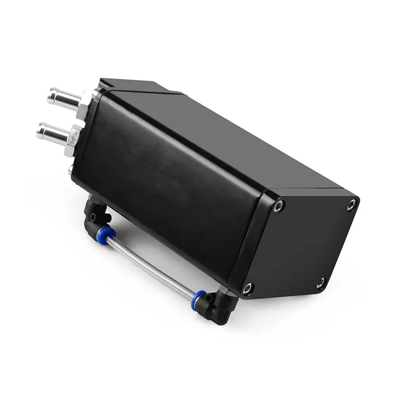 Oil Separator Universal Oil Catch Can Kit Secondary Waste Oil Recovery Filter Accessory - view 4