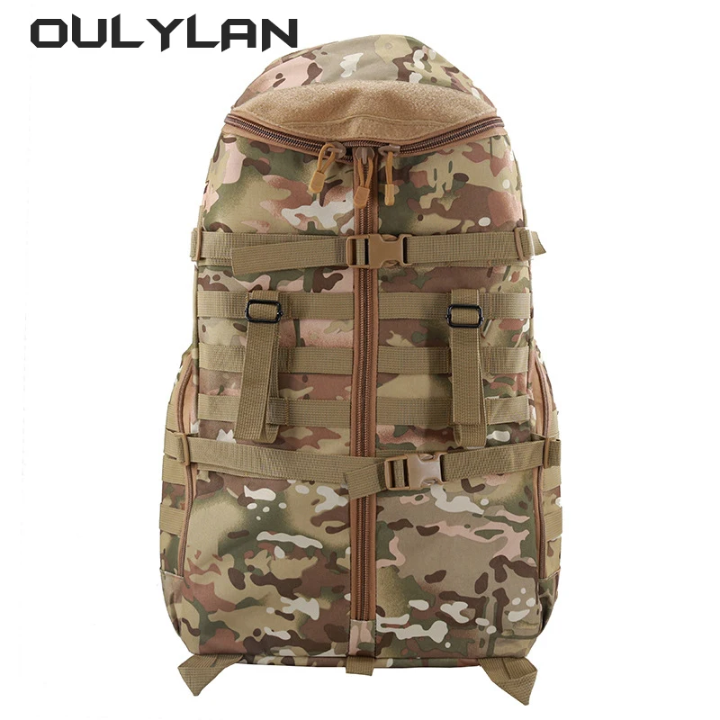 Imagem -03 - Mochila Tática de Grande Capacidade 60l Mochila de Acampamento Bolsa de Montanhismo Camuflagem Esportes ao ar Livre Caça Caminhadas Bolsa