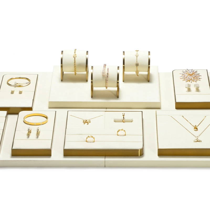 

Jewelry display rack Jewelry display props high-grade metal necklace ring earrings bracelet display rack