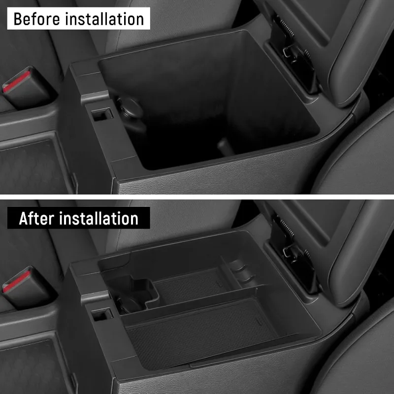 Center Console Organizer Compatible with Nissan Frontier 2022 2023 2024 2025 Accessories, Armrest Insert Tray Storage Coin Holde