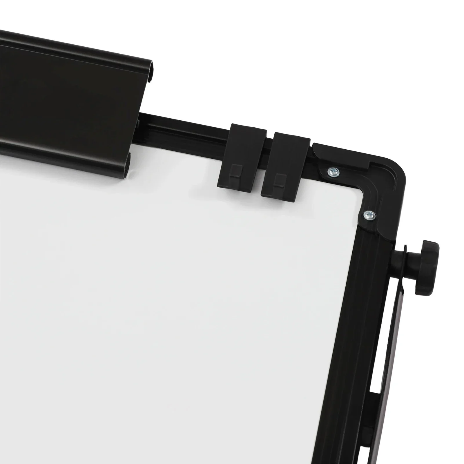 حامل سبورة بيضاء ثلاثي القوائم قابل للتعديل، مع سطح مغناطيسي، حامل سبورة بيضاء لضبط الارتفاع، مسح جاف، 91 × 61 سم