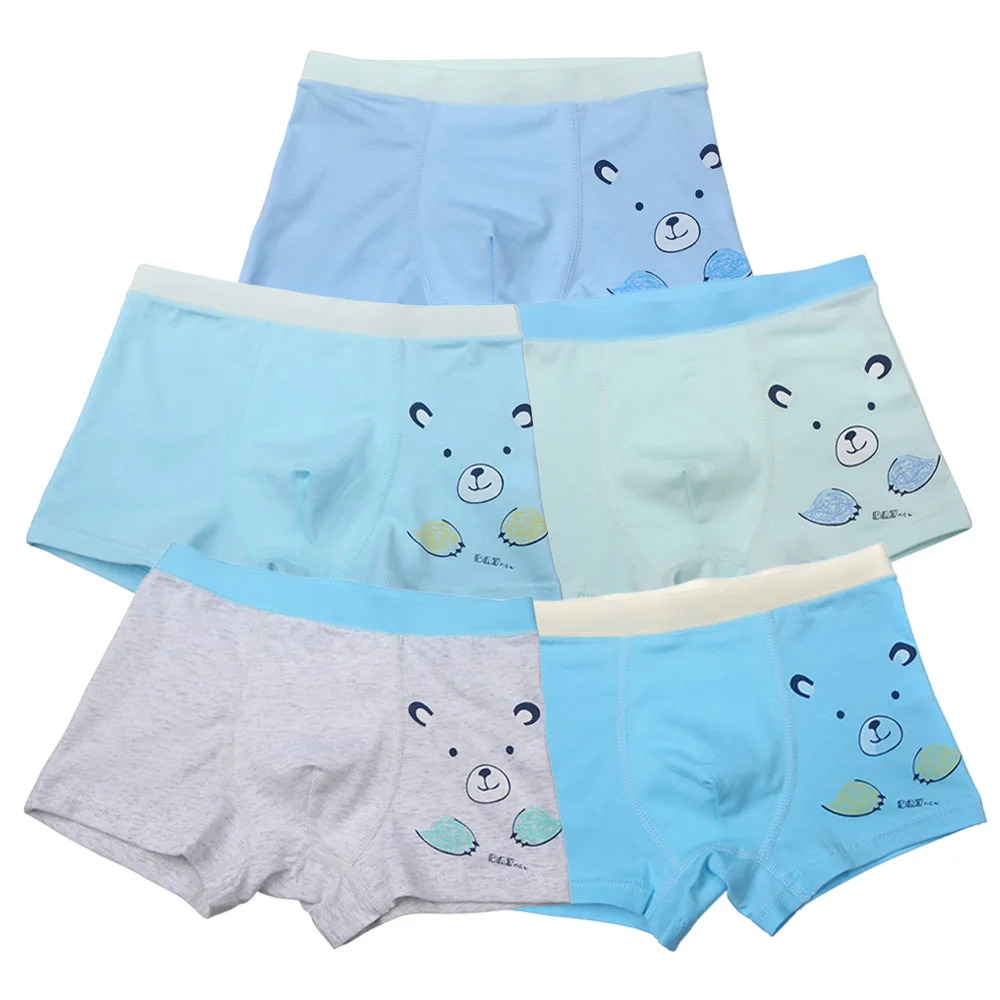 

5Pcs/lot Cartoon Boys Underwear Soft Breathable Kids Boxer for 5-12Yrs Baby Panties Kawaii Boy Briefs Underpants