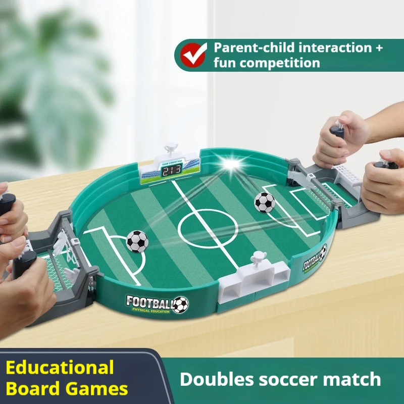 

Новая настольная футбольная игра большого размера, детский образовательный портативный истребитель, двойная настольная игра для родителей и детей, игрушка, футбольное поле