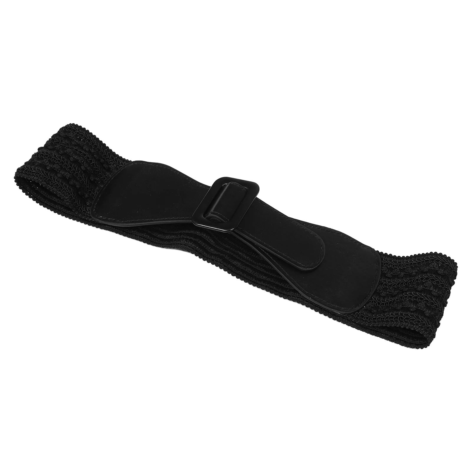 

Elastic Girdle Women Belt No Buckle Adjustable Waist Belt Pu Polyester Comfortable Versatile Ladies Belts Casual Summer Outfits