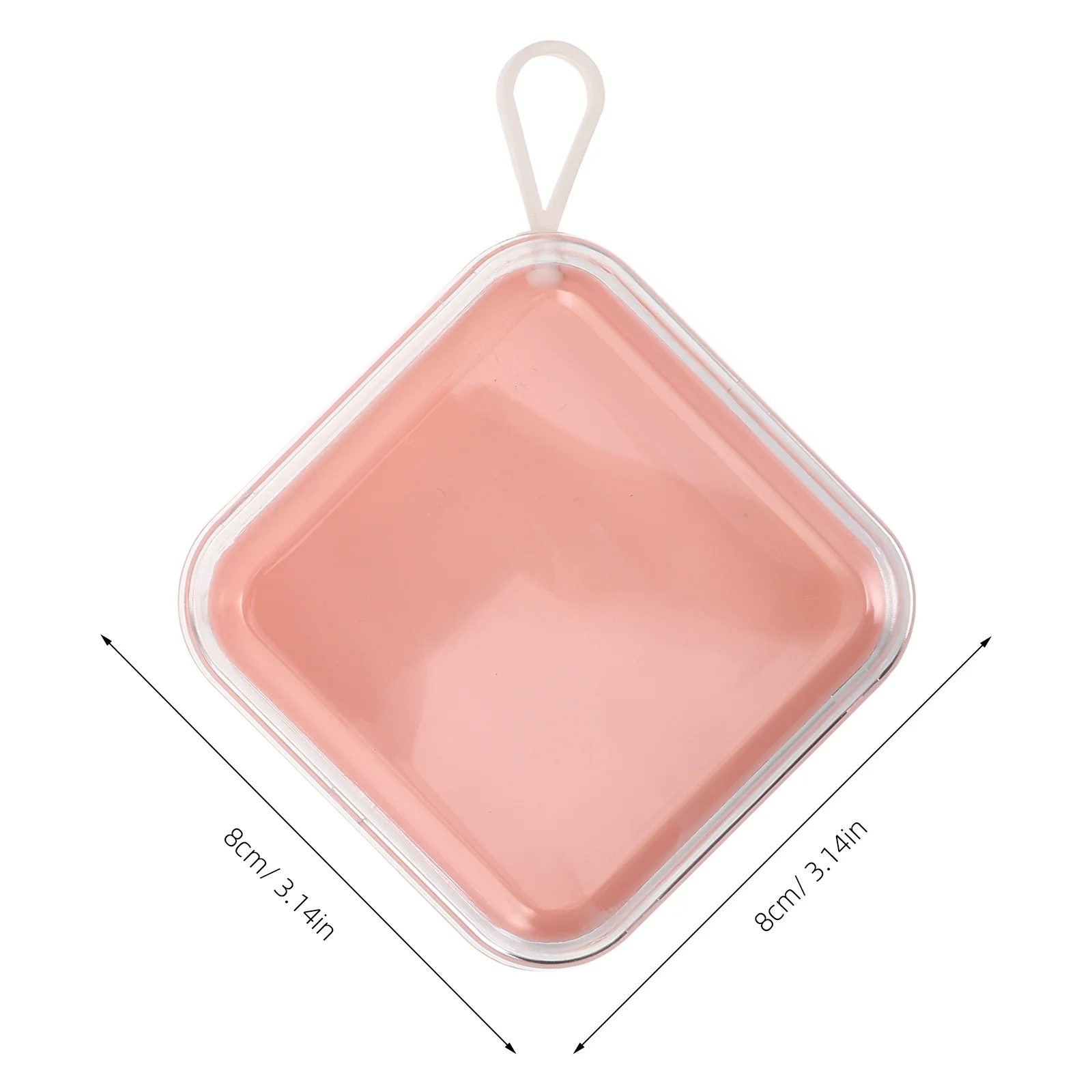 2 قطعة صندوق تخزين اضغط على منظم تصميم شفاف متعدد الأقسام للوصول السريع اضغط على حامل الأظافر المزيف السائبة #2