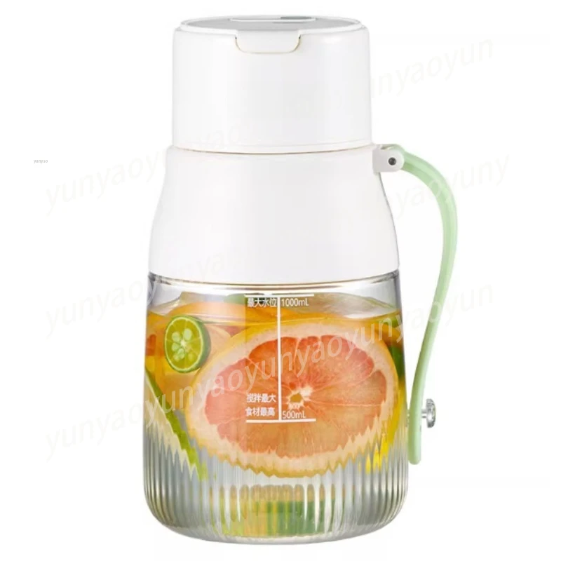 

Портативный блендер-бутылка 2-в-1: термос большой емкости с функцией зарядки для смузи, соков, спортзала, офиса, путешествий. Здоровое питание.