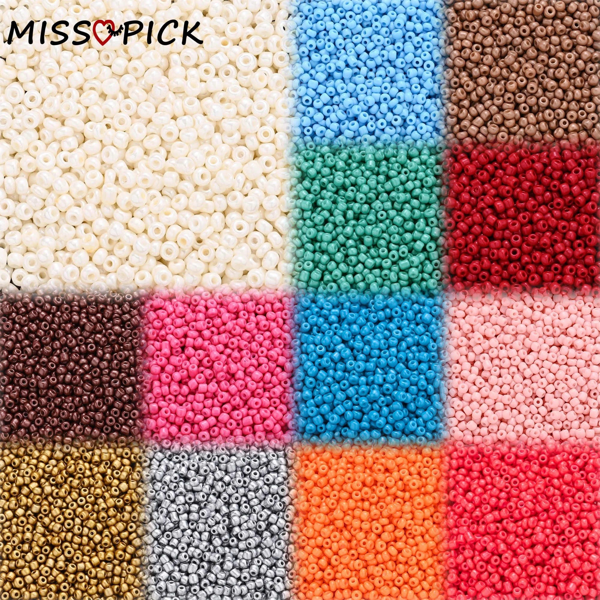 1000/500/200Pcs 2/3/4mm Mixed Charme Tschechische Glas Rocailles für Armband Halskette Schmuck Machen Diy Ohrring Zubehör