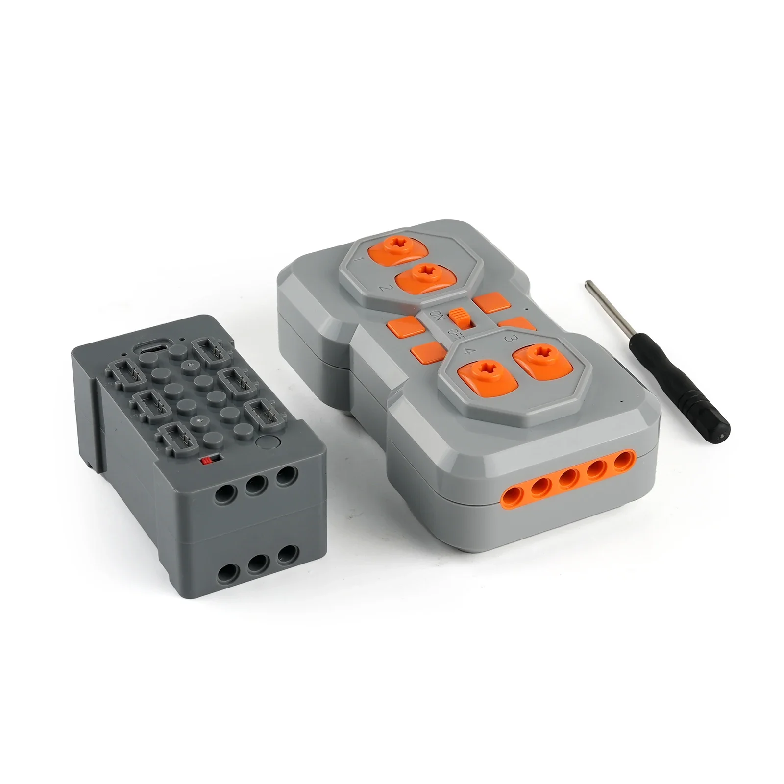 Kit de Control remoto recargable TF06 MOC, 6 salidas de potencia, compatible con programa de aplicación para bloques de construcción, funciones de energía, juguetes para niños, regalos