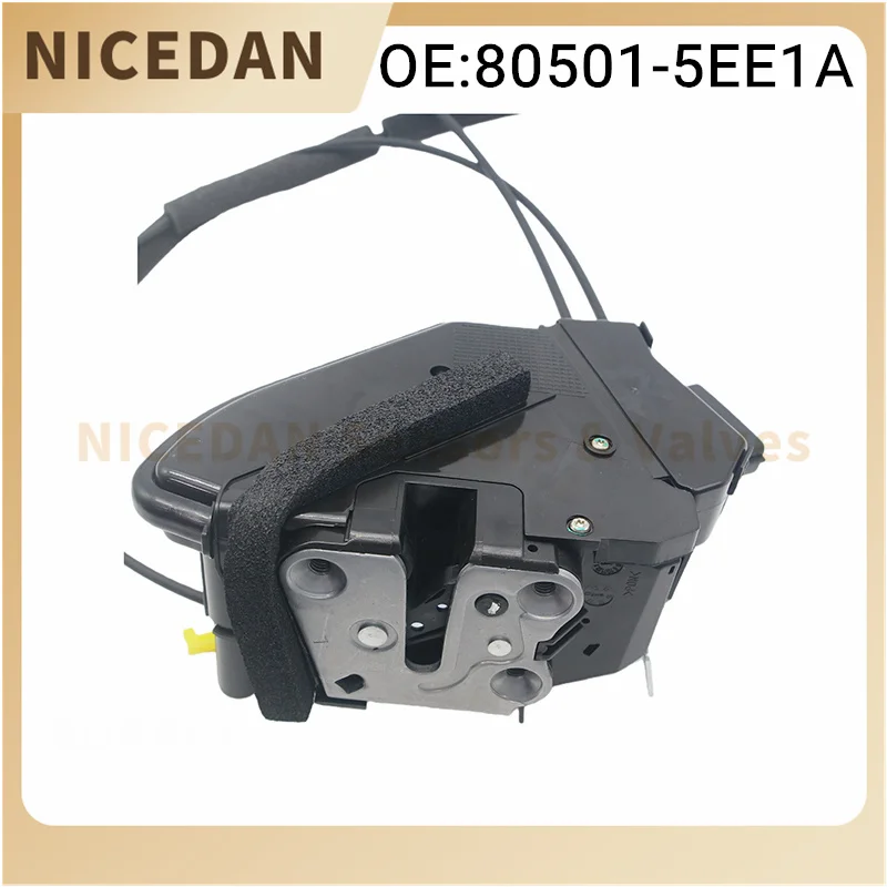 الجبهة اليسرى مزلاج قفل الباب المحرك الطاقة 80501-5EE1A 805015EF1A لنيسان فيرسا 2020-2024 قطع غيار السيارات الملحقات #1