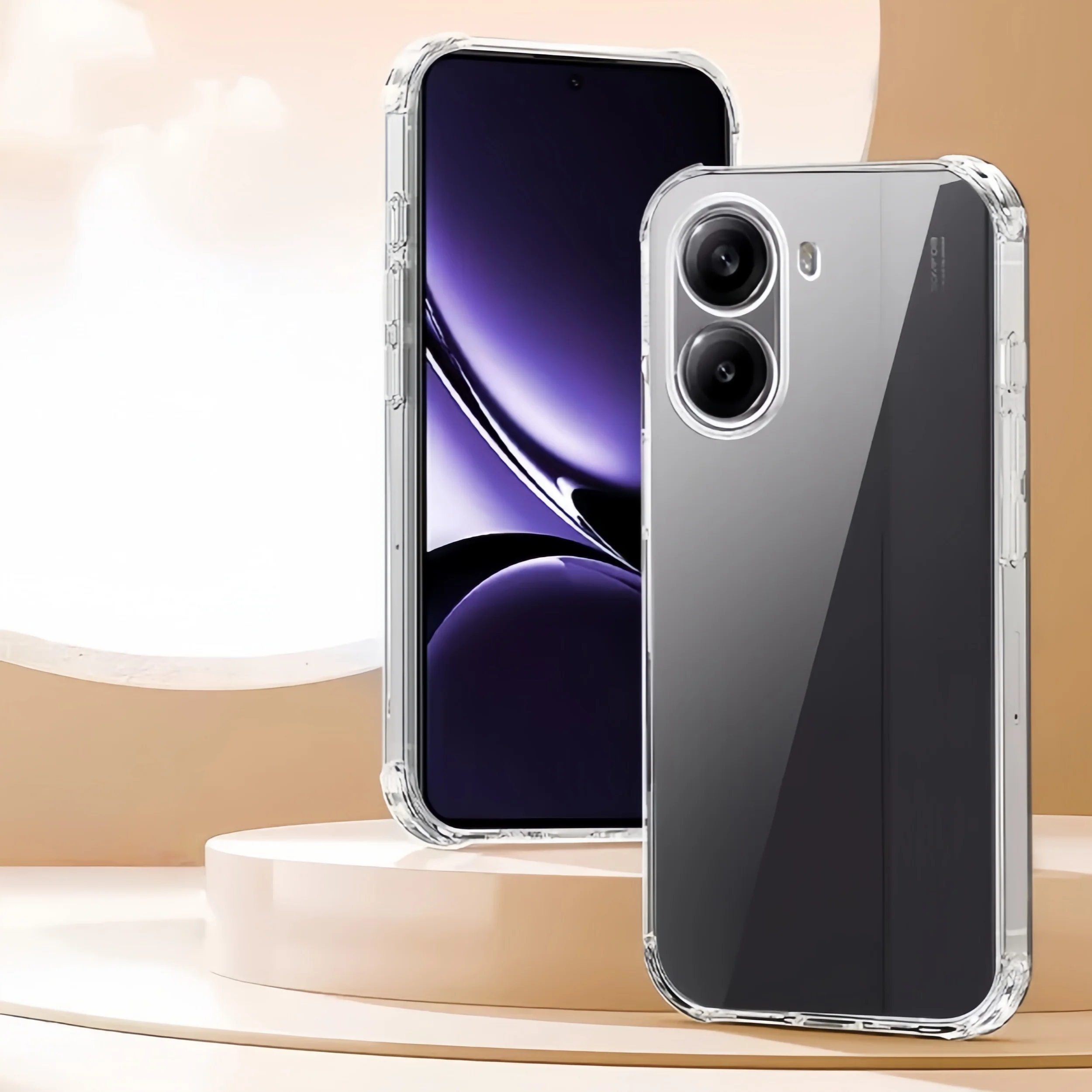 Transparente TPU Stoßfeste Schutzhülle für POCO X7 X7 X6 X6 X5 X4 M6 Pro/X3 NFC - Klar