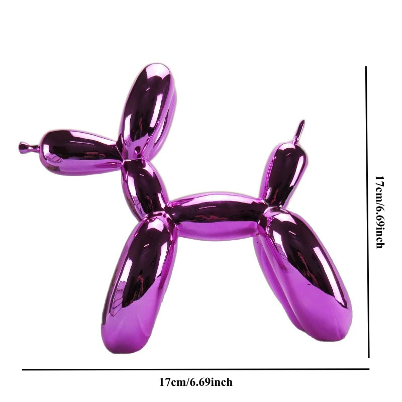 Colorful Dog Shaped Statues, Multifunctional Resin Art for Home and Office Decoration, Statue Decoration