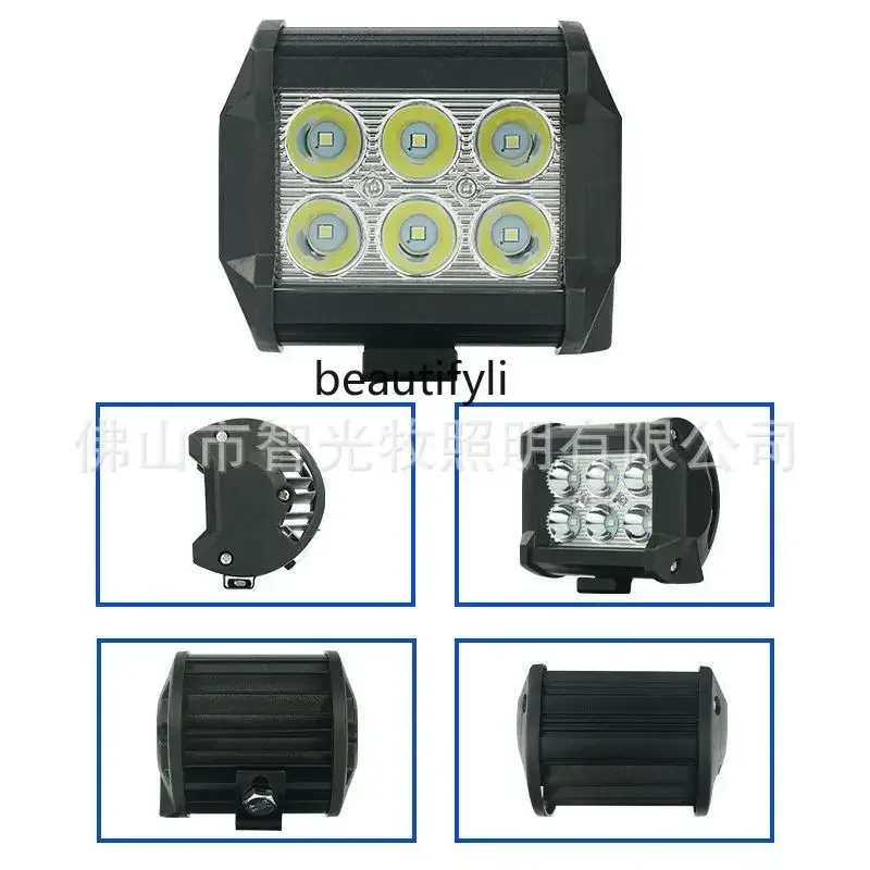 S23 Venta al por mayor de luces LED para motocicletas con 2 filas de cuentas, luces trinoculares modificadas para motocicletas 1059