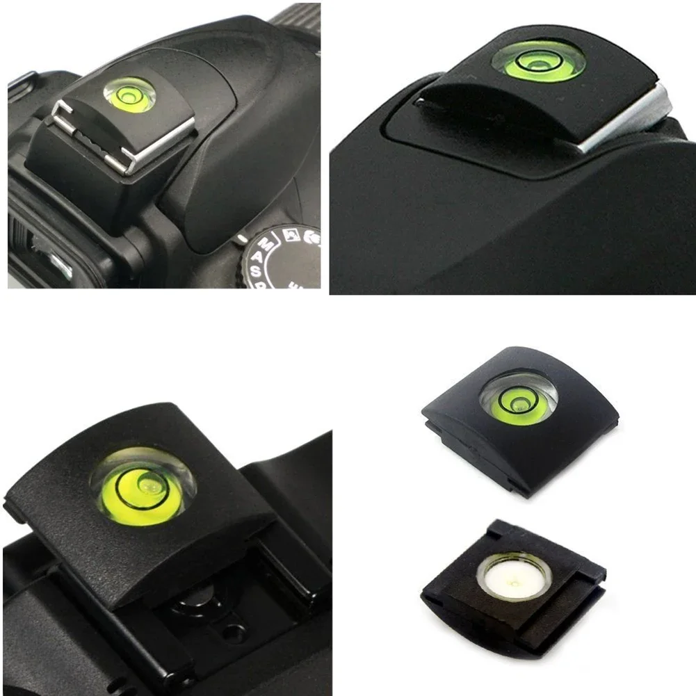 Camera Bubble Spirit Level Hot Shoe Protector Cover for Canon Nikon Pentax Fuji