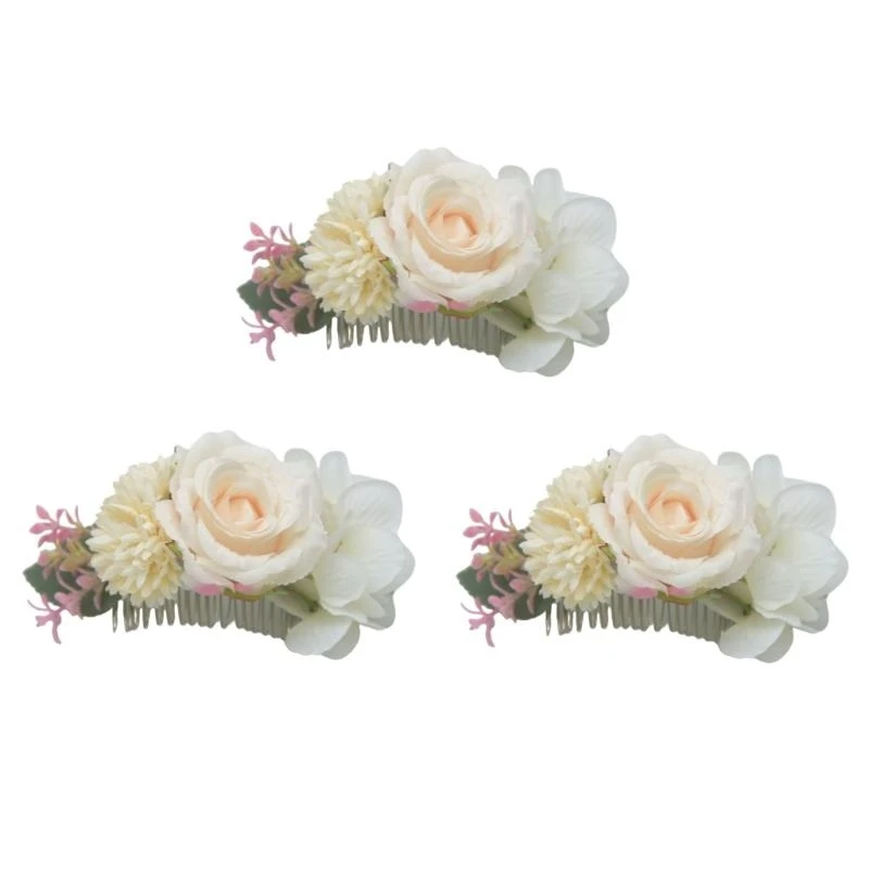 wedding-bridal-headpieces-bridesmaids-hairpins-barrettes-flower-hair-side-combs-15ub