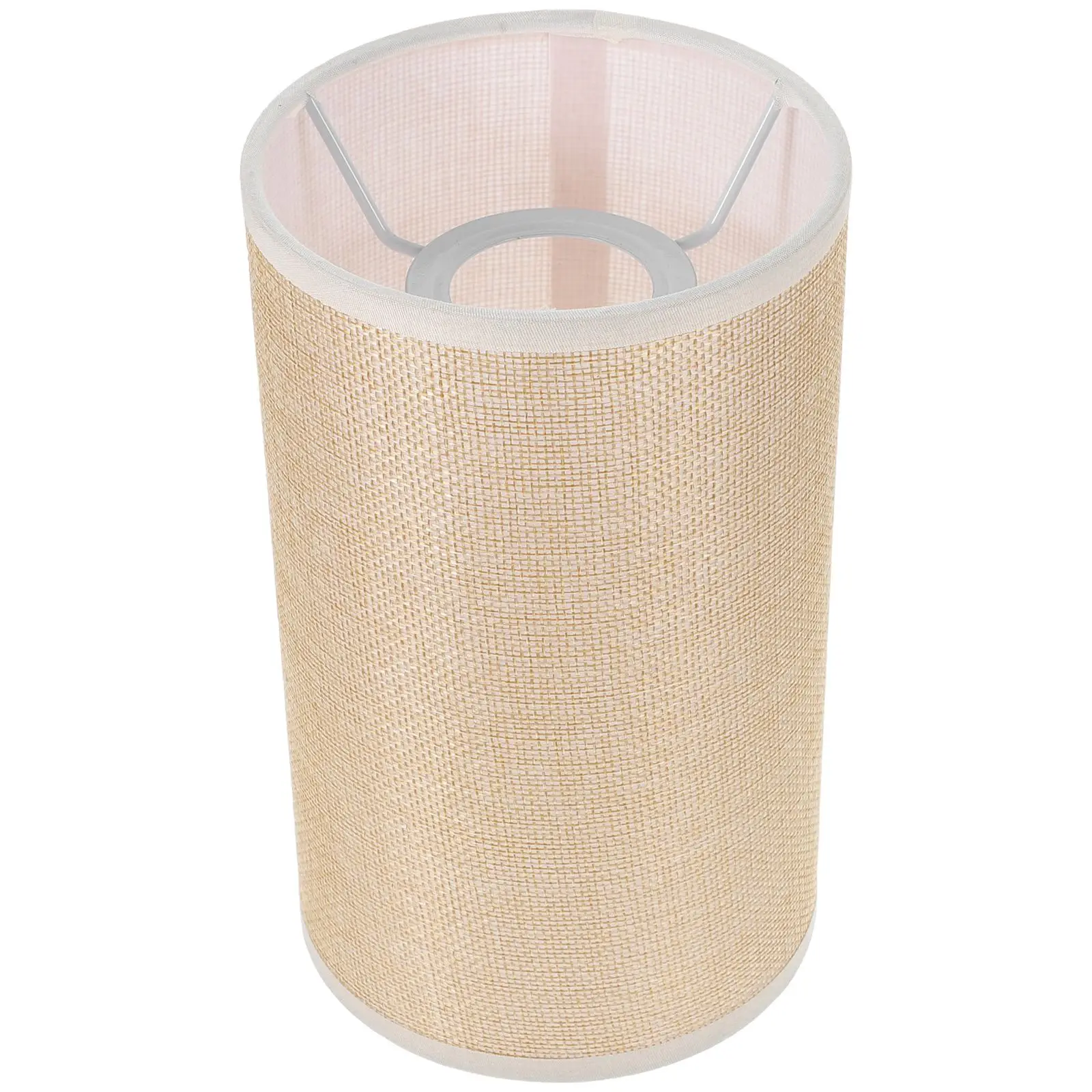 

Fabric Lampshade Cylinder Shades for Table Lampshades Ceiling Small Drum Metal Night Cover