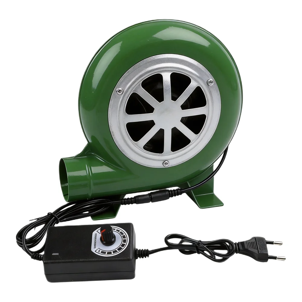 220V Electric Barbecue Fan Metal Smelting Fan Fire Starter Barbecue Fan 2900 Rpm Adjustable Iron Material 220V