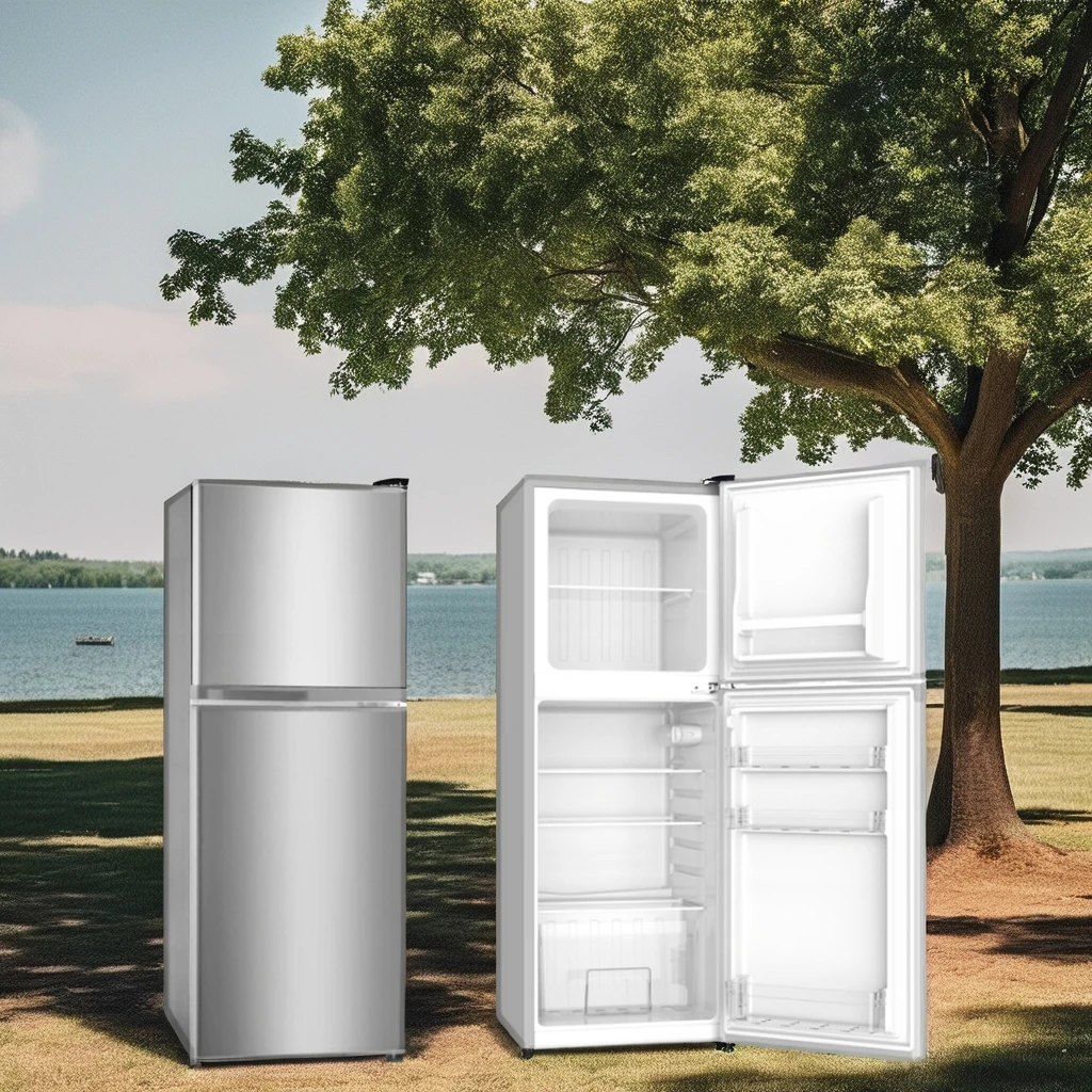 Factory Double Door Two Door Refrigerator Refrigerating And Freezing Household Refrigerator