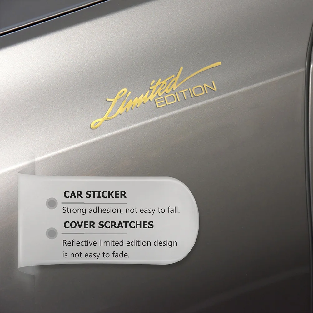 

6pcs Metal Reflective Car Stickers Aluminum Alloy Decals For Exterior Decoration Bumper Truck Auto Accessories Cool Style