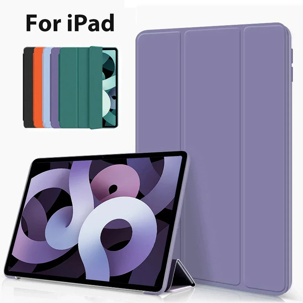 Case For iPad 11 2025 a16 11inch TPU Tri-Fold Magnetic Stand Tablet Cover Funda For iPad 11th Generation Case A3355 A3356 A3354