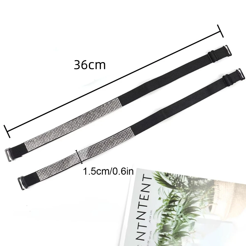 New Sexy Rhinestone Shoulder Strap Detachable Multi-color Bra Shoulder Strap Bra Decorative Strap Bra Accessories