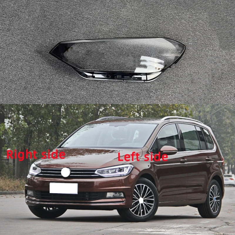 

Для Volkswagen VW Touran 2016 2017 2018 2019 автомобильные фары, сменная линза, крышка корпуса фары, стекло