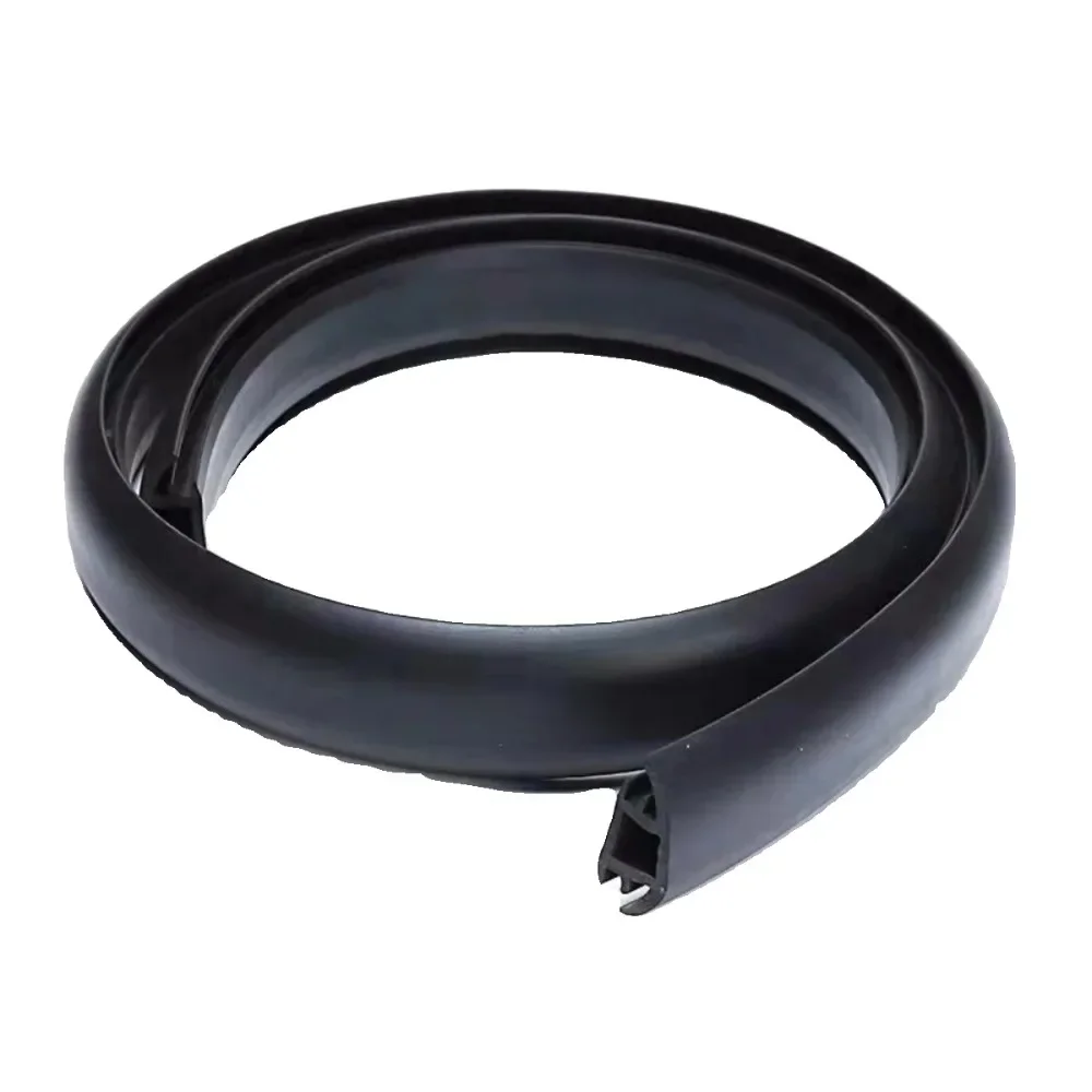 EPDM Anti-UV T-Shaped Solar Panel Sealing Strip – Waterproof & Durable Weatherproofing For Outdoor Installations,Black