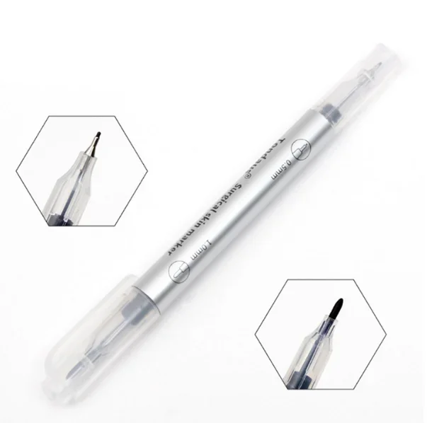 Surgical Skin Marker for Eyebrow Skin Marker Pen Tattoo Skin Marker Measure Measuring Ruler Set Tool