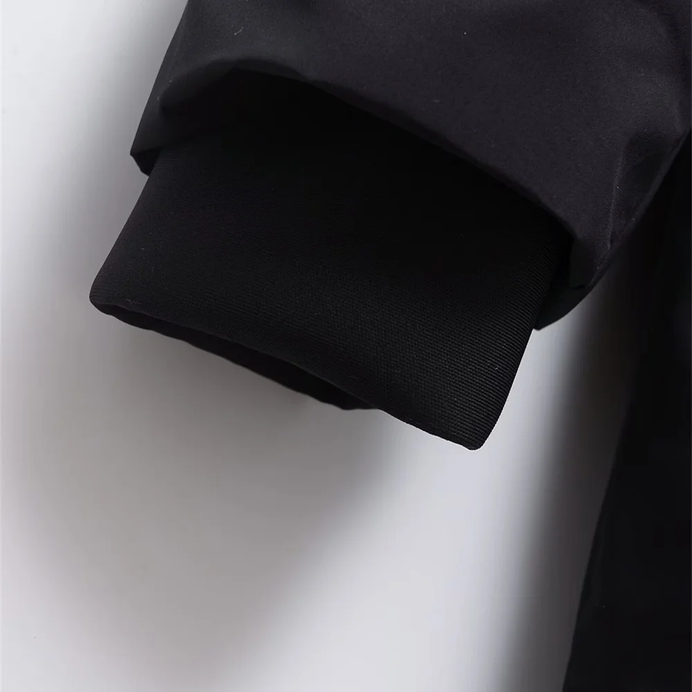 여성용 면 로브 지퍼 후드 솔리드 컬러 긴 소매 겨울 신상품 중간 길이 재킷 면 로브