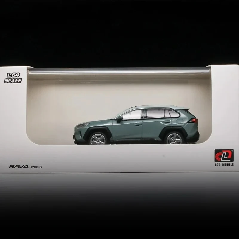 LCD 1:64 RAV4 Legering Simulatie Automodel Kleinschalige automodel Collectible Ornamenten Gift Diecast Legering Automodel Collectible