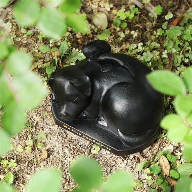 ABKJ-Pet Urns Memorial Pets Gift Sympathy Retain Memories Cremation Memorial Urn For Home Backyard Lawn Indoor Durable Cat