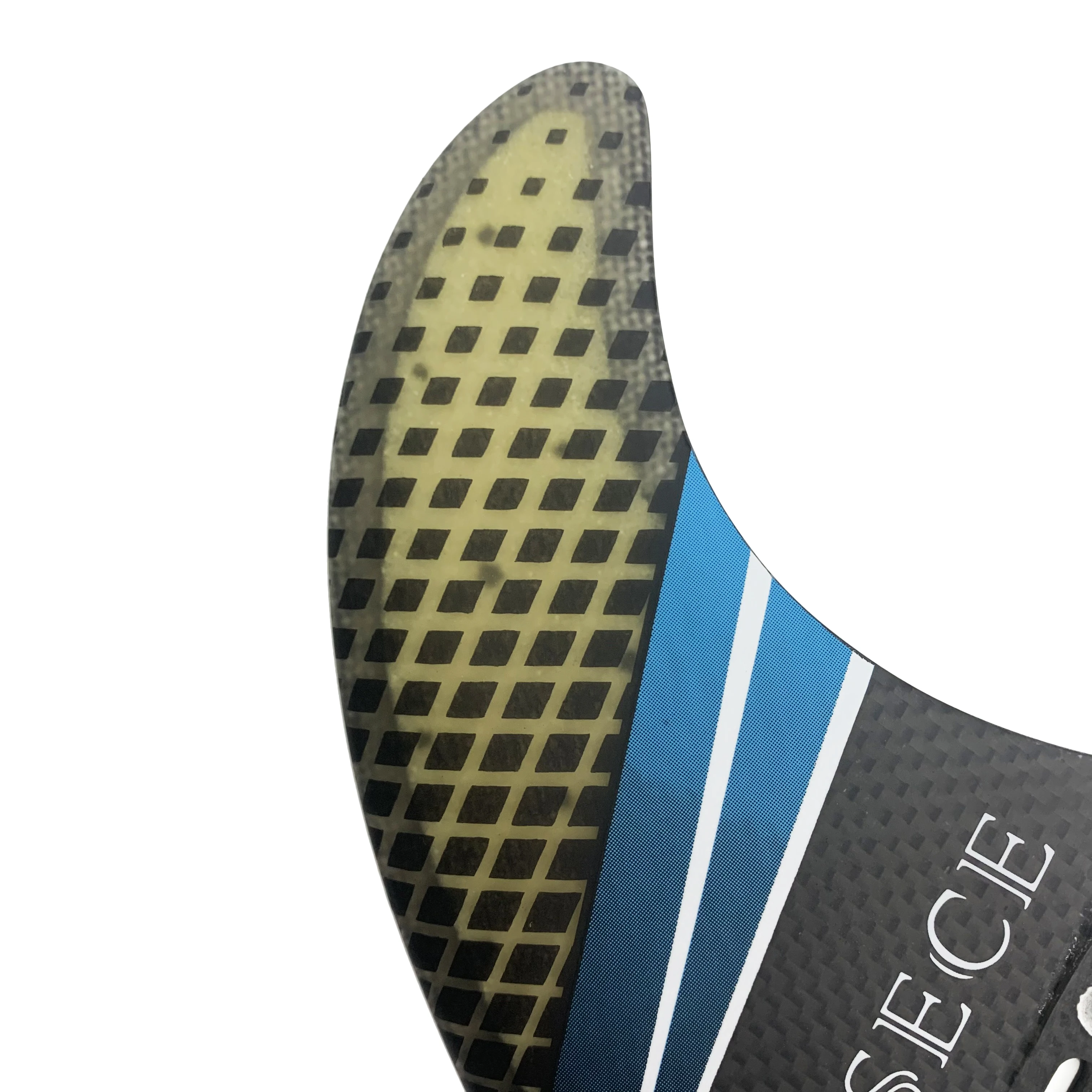 RISECE Ultralight Carbon Fiber Surfboard Fins Eco-friendly Floating Fin G5 Size Float Surfboard Fin Tri Set