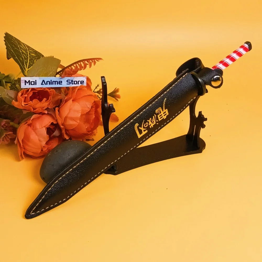 10 polegada katana anime mini figura de ação metal samurai sabre aço ninja faca espada tamanho real japonês katana brinquedo afiado presente