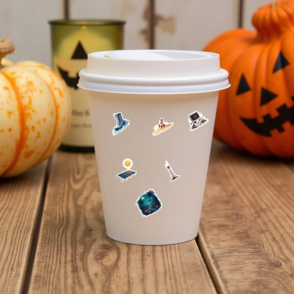 

35 шт.-70 шт. наклейки, маленькие косметички, телескопы, космические наклейки для ноутбука, бутылки с водой, тетради